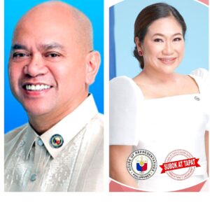 Reps. Florencio Gabriel Noe and Josephine Lacson-Noel (Malabon)