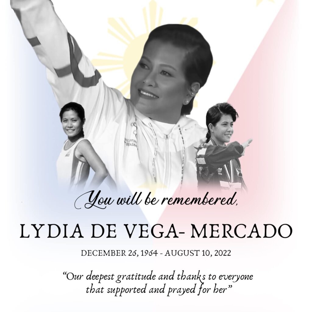 Filipino sprint queen Lydia de Vega dies at 57 Pinoy News Today